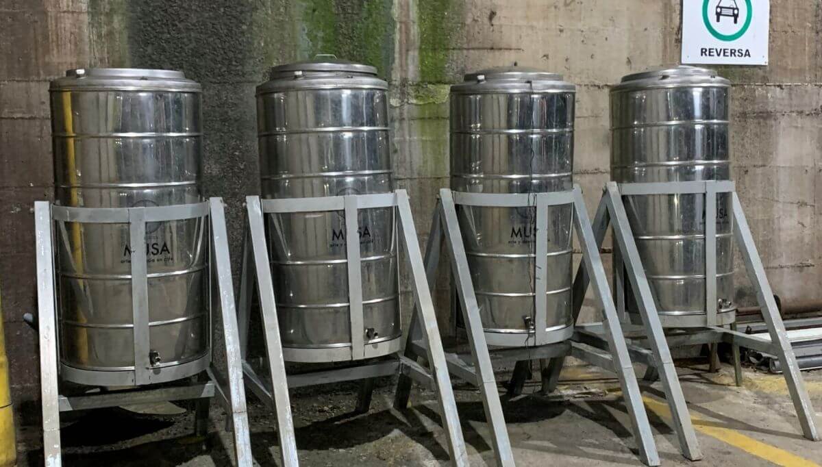 Metal drums for anaerobic coffee processing