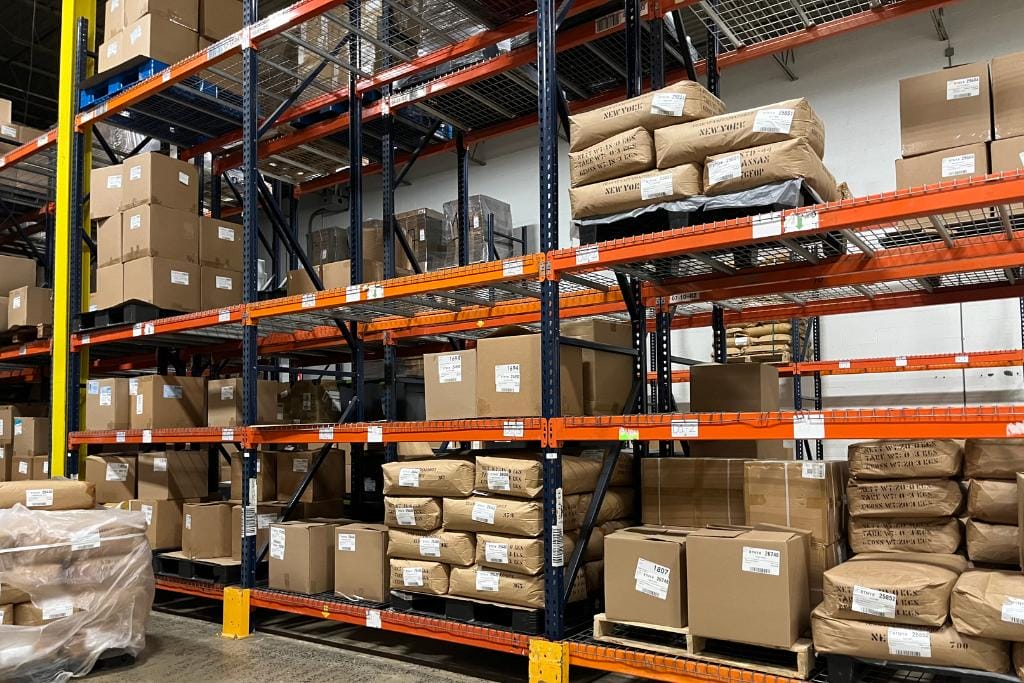 tea warehouse storage
