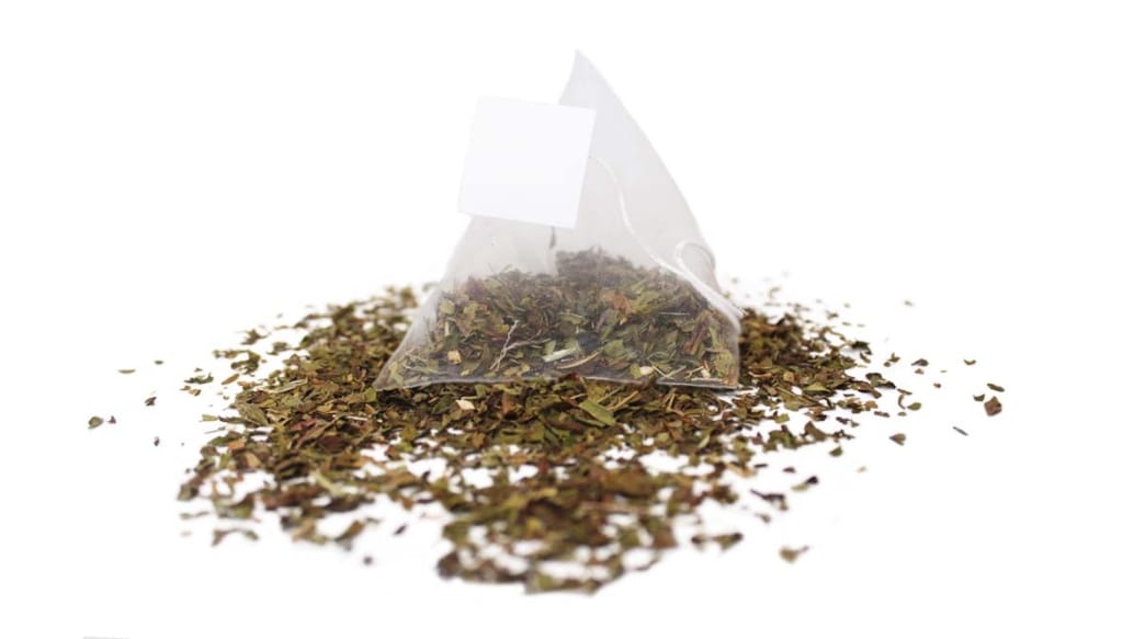 organic peppermint tea sachets without caffeine